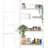 bremermann Teleskop-Regal 2 Körbe, 2 Ablagen, Waschmaschinenregal bis max. ca. 290 cm | Gr.: onesize