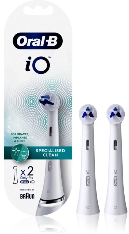 Oral B iO Specialised Clean Ersatz-Kopf zur Reinigung von Zahnspangen 2 St.