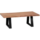 FineBuy GAYA Braun Akazie 115 x 60 x 40 cm