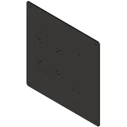 HAGOR - Montagekomponente für Samsung QB/QH/QM 49 – 65" Portrait Adapterplatte