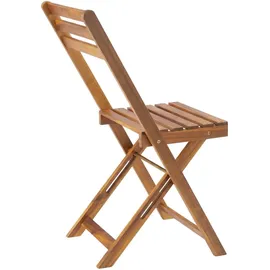 Tectake Bistro-Set Sóller 3-tlg. Braun