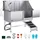 Vevor Hundewaschstation Edelstahl, 1500x700x1495 mm Tierpflegewanne mit Rampe, PE-Wasserfilterplatte, Wasserhahn, Duschkopf & Seifenhalter, für große, mittelgroße & kleine Haustiere (rechte Tür)