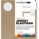 SCHLAFGUT Easy Jersey 180 x 200 - 200 x 220 cm full white