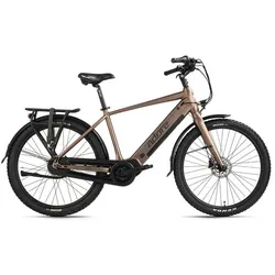 Adore Bikes E-Bike City Herren »CX-290«, RH: 27,5 cm, 8-Gang - braun