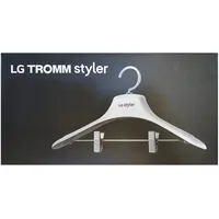 LG Styler Kleiderbügel für Kleidung, Hosen, Hemden, Anzüge, Halter mit Anti-Rutsch-Pad, Edelstahl-Clips und Haken