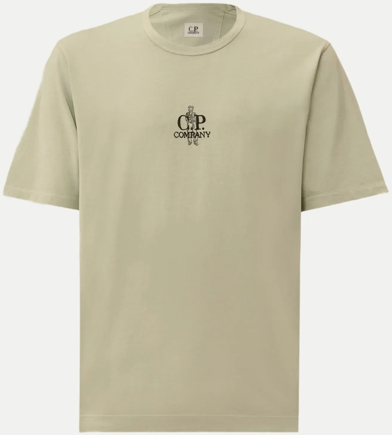 T-Shirt mit Logoprints Beige XXL