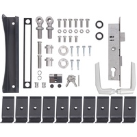 GAH Alberts Alberts Zubehör-Set Flexo für Einzeltor 1400 bis 2000 mm Höhe Stahl roh, verzinkt anthrazit kunststoffbeschichtet RAL 7016