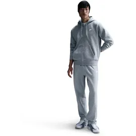 Nike Club Sweatjacke Herren DK Grey Heather/Lt Smoke Grey M