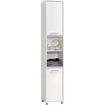 Procontour Betty Hochschrank 35 x 192 x 34 cm Weiß Kunststoff/Metall
