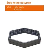 GARANTIA Hochbeet Ergo Stone 6 Paneele inkl. Verbinder