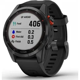 Garmin Fenix 7S Solar schiefergrau mit schwarzem Armband