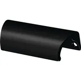 Hermeta Möbelgriff schwarz ku.-besch.78mm