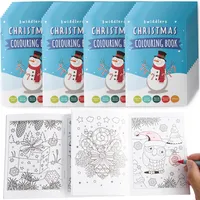 THE TWIDDLERS 36 Mini Weihnachten Malbücher für Kinder - Adventskalender, Kindergeburtstag Mitgebsel, Piñata