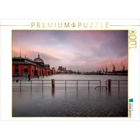 Calvendo Hochwasser bei der Fischauktionshalle Puzzle