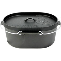 Valhal Outdoor Feuertopf Dutch Oven Gusseisen oval