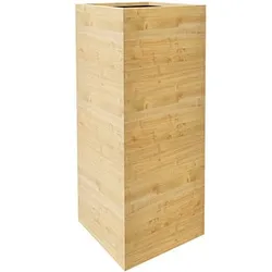 fm Pflanzkübel Plant Holz königsahorn rechteckig 38,0 x 90,0 cm