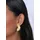 ELLI PREMIUM Ohrstecker Hänger Fächer Form Trend gold 925 1