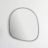 Wohnling Wandspiegel Asymmetrisch 53 x 60 cm Schwarz