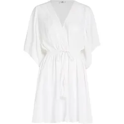 Sommerkleid O'NEILL, Damen, Gr. S, N-Gr, weiß (snow weiß), Obermaterial: 100% Viskose, sportlich, Kleider