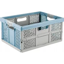 KEEEPER Klappbox Lea 48,5 x 35 x 23,5 cm 24-tlg. blau