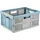KEEEPER Klappbox Lea 48,5 x 35 x 23,5 cm 24-tlg. blau