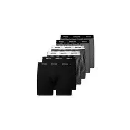SNOCKS Boxershorts mit LÄNGEREM BEIN Schwarz L