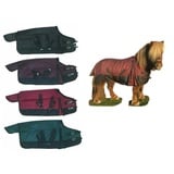 netproshop Regendecke für unsere Kleinen Falabella, Mini Shetty, Shetty, Pony Gr.75-115, Groesse:115, Farbe:Dunkelblau