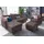 exxpo - sofa fashion Hocker Elio Kunstleder 70 x 45 x 70 cm Braun