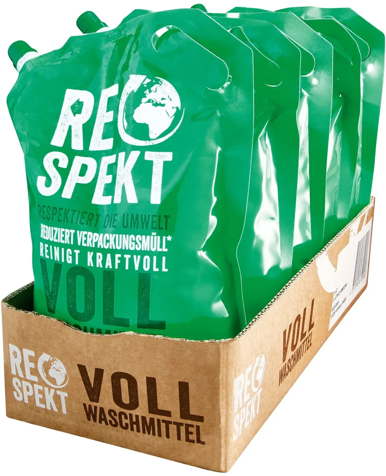 Respekt Vollwaschmittel 30 WL, 5er Pack