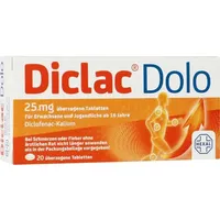Diclac Dolo 25mg überzogene Tabl. 20 St.