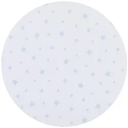 Chipolino 4-teiliges Bettwäsche Set, Kissen, Kissenbezug, Steppdecke, Bettlaken hellblau