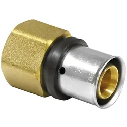Pressfitting Übergang mit IG - DVGW zertifiziert / Kontur TH (Ausführung: 26 - 1''IG)