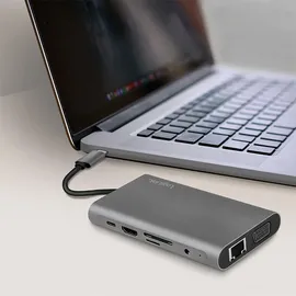 Logilink UA0383 - USB 3.2 (Gen 1) (3.1 Gen 1) Type-C Silber