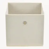 [en.casa] Faltbox 30 x 30 x 28 cm 10-tlg. Beige