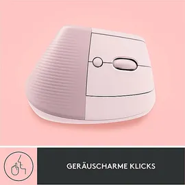 Logitech Lift Vertical Ergonomic rosa