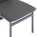 vidaXL Esszimmerstühle 6 Stk. Kunstleder V2 : Farbe - Grau