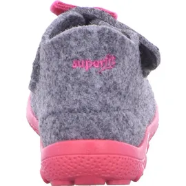 superfit Baby Mädchen - Schuhe HAPPY Slipper, Modern, HELLGRAU/PINK 2500, 22