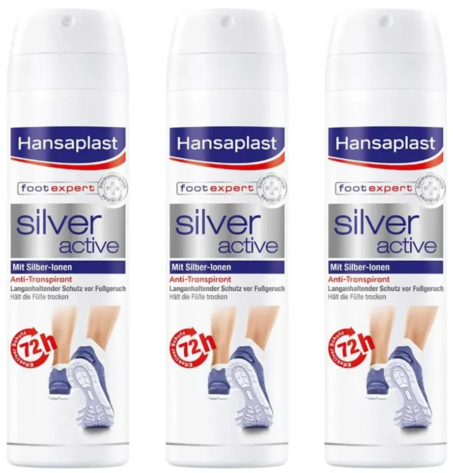 Hansaplast Fußspray Silver Active