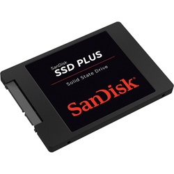 Sandisk SSD PLUS interne SSD (240 GB) 530 MB/S Lesegeschwindigkeit schwarz 240 GB