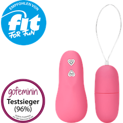 Vibro-Ei mit Funkfernbedienung, 7,5 cm, rosa