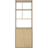 Gami Bücherregal Solena 68 x 40 x 182 cm Beige
