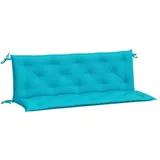 vidaXL Bankauflage 150 x 50 x 7 cm türkis 2 St.