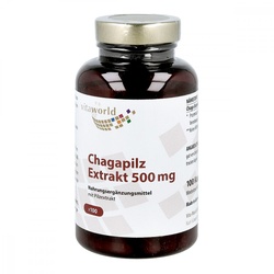 Chaga Pilz Extrakt 500 mg Kapseln