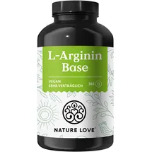 Nature Love L-Arginin Base mit Citrullin Kapseln 365 St.