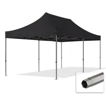 TOOLPORT Faltpavillon Premium 3 x 6 m schwarz 582557