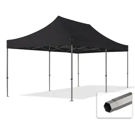 TOOLPORT Faltpavillon Premium 3 x 6 m schwarz 582557