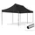 TOOLPORT Faltpavillon Premium 3 x 6 m schwarz 582557