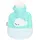sänger Kinder Wärmflasche Robbe 0,8L Bettflasche Wärmeflasche Wärmekissen Velour Türkis/Weiß