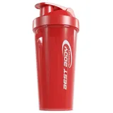 Best Body Eiweiß Shaker rot 700 ml mit Sieb