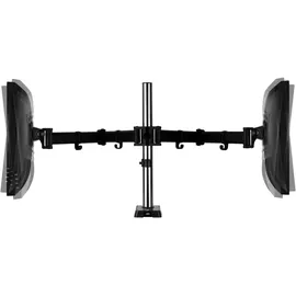 Arctic Z2 (Gen 3) - Monitor Halterung für 2 Monitore, bis zu 34′′/35′′ Ultrawide, Monitor Arm, VESA 75x75/100x100, Tischkantenmontage, 4-Port USB 2.0 Hub - Schwarz